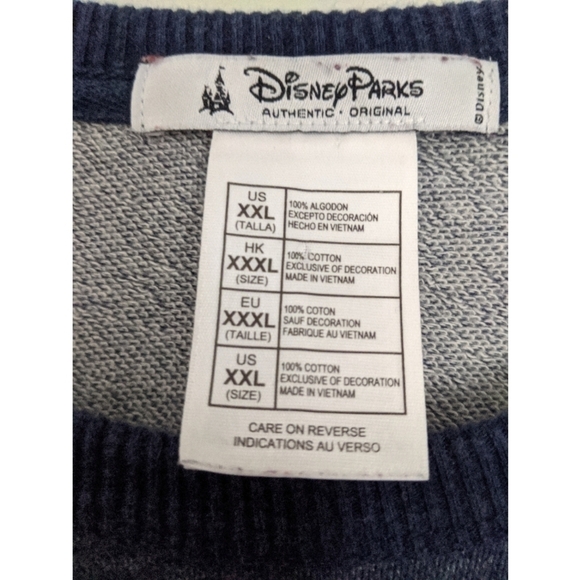 Disney Parks Authentic Park Applique Sweatshirt XL - Picture 5 of 5